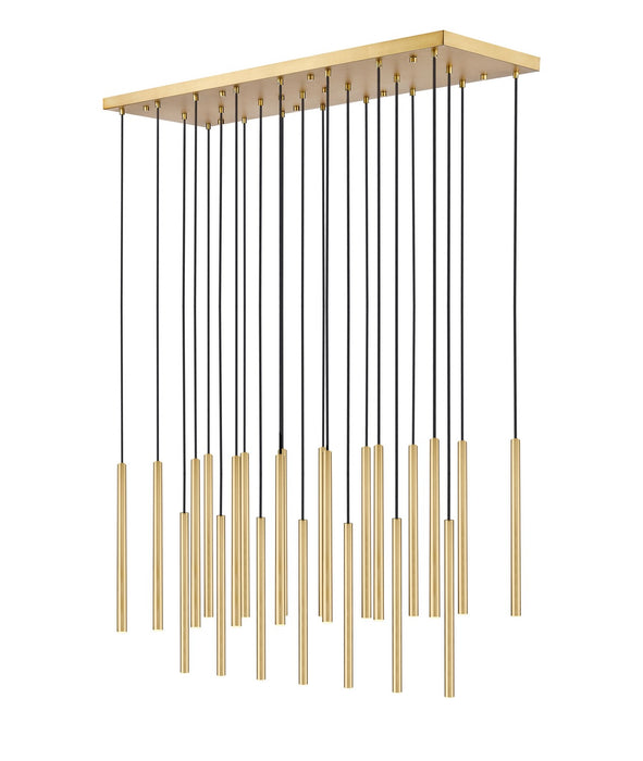 Z-Lite 919MP24-23L-MGLD-LED LED Linear Chandelier, Modern Gold