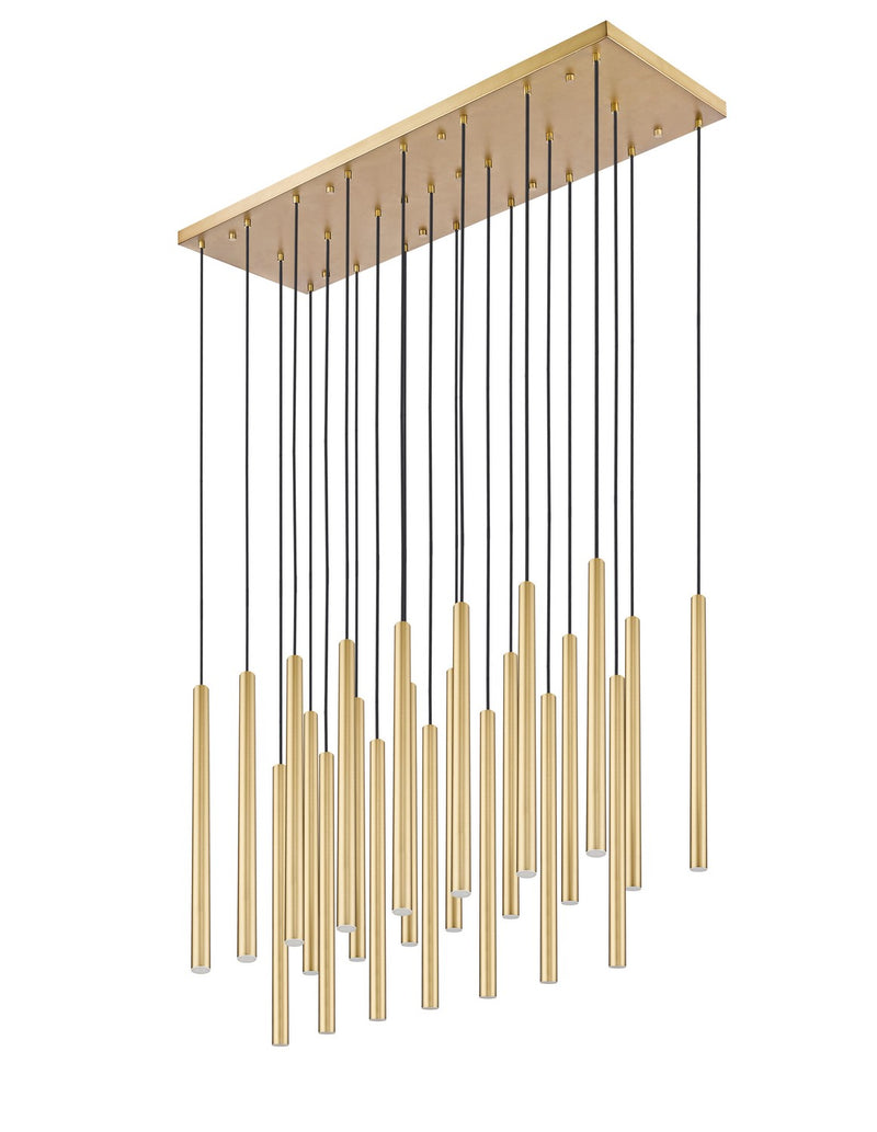 Z-Lite 919MP24-23L-MGLD-LED LED Linear Chandelier, Modern Gold