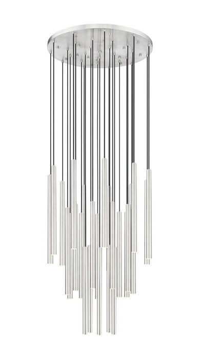 Z-Lite 919MP24-27R-BN-LED LED Chandelier, Brushed Nickel