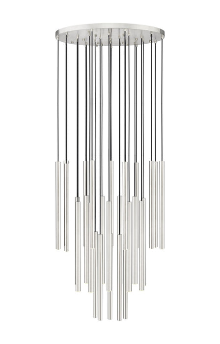 Z-Lite 919MP24-27R-BN-LED LED Chandelier, Brushed Nickel