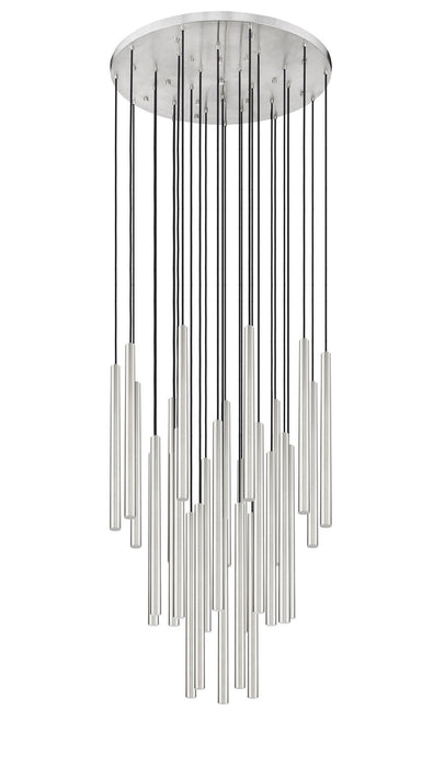 Z-Lite 919MP24-27R-BN-LED LED Chandelier, Brushed Nickel
