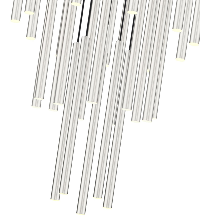 Z-Lite 919MP24-27R-BN-LED LED Chandelier, Brushed Nickel