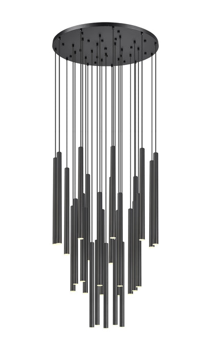 Z-Lite 919MP24-27R-MB-LED LED Chandelier, Matte Black