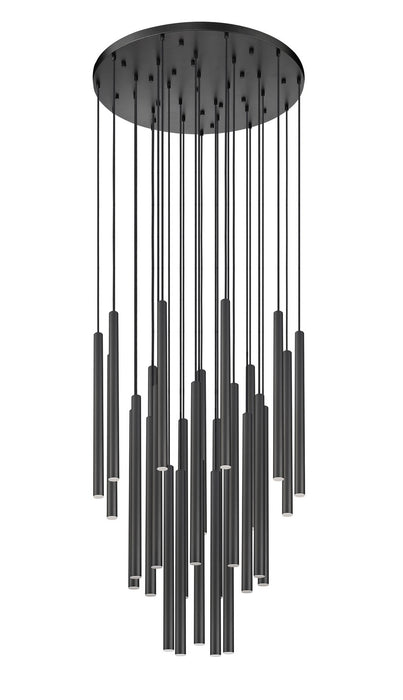 Z-Lite 919MP24-27R-MB-LED LED Chandelier, Matte Black