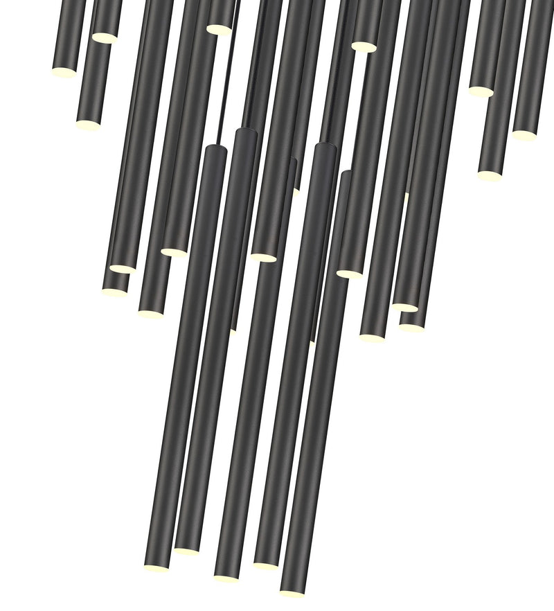 Z-Lite 919MP24-27R-MB-LED LED Chandelier, Matte Black