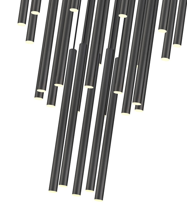 Z-Lite 919MP24-27R-MB-LED LED Chandelier, Matte Black