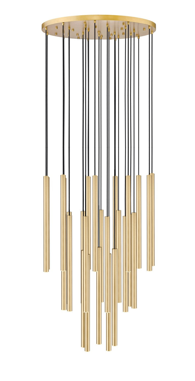 Z-Lite 919MP24-27R-MGLD-LED LED Chandelier, Modern Gold