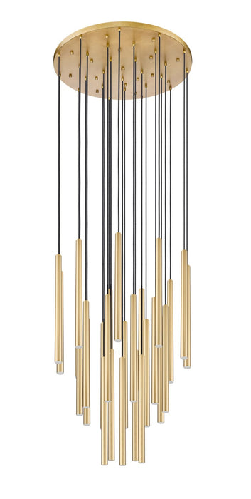 Z-Lite 919MP24-27R-MGLD-LED LED Chandelier, Modern Gold