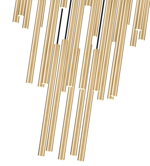 Z-Lite 919MP24-27R-MGLD-LED LED Chandelier, Modern Gold