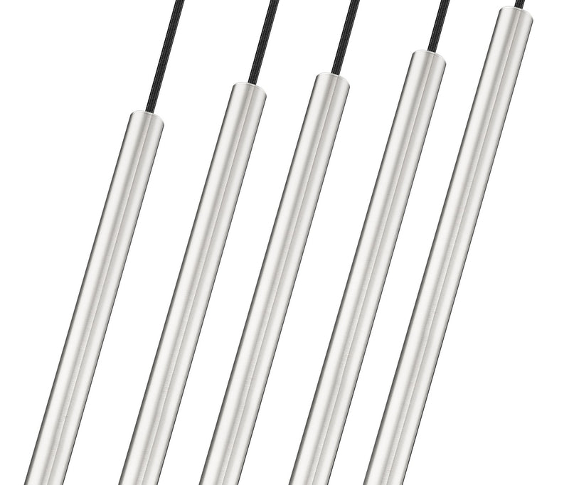 Z-Lite 919MP24-5L-BN-LED LED Linear Chandelier, Brushed Nickel