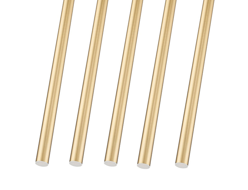 Z-Lite 919MP24-5L-MGLD-LED LED Linear Chandelier, Modern Gold