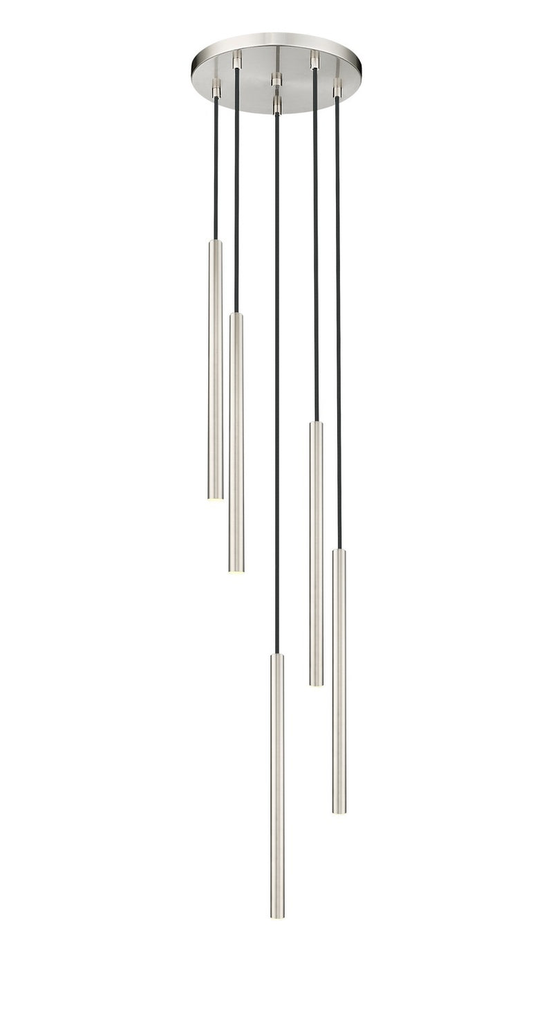 Z-Lite 919MP24-5R-BN-LED LED Chandelier, Brushed Nickel