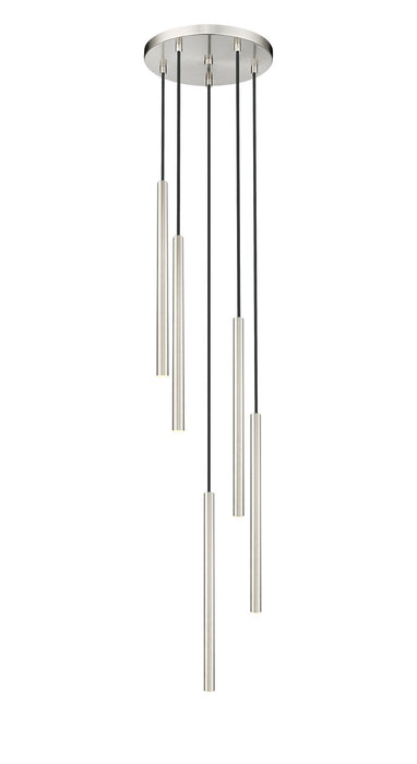 Z-Lite 919MP24-5R-BN-LED LED Chandelier, Brushed Nickel