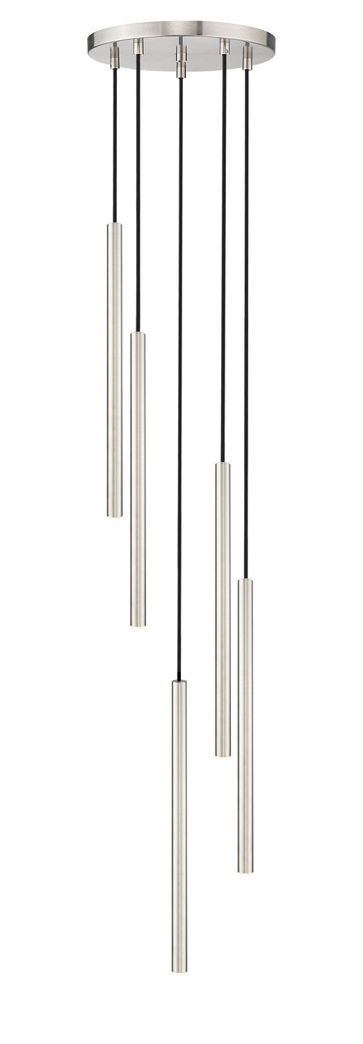 Z-Lite 919MP24-5R-BN-LED LED Chandelier, Brushed Nickel