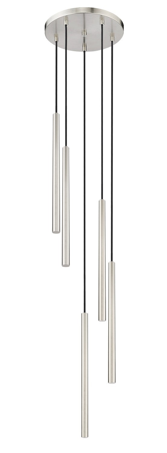 Z-Lite 919MP24-5R-BN-LED LED Chandelier, Brushed Nickel