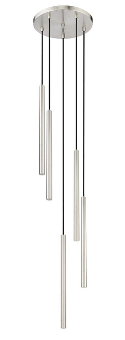 Z-Lite 919MP24-5R-BN-LED LED Chandelier, Brushed Nickel