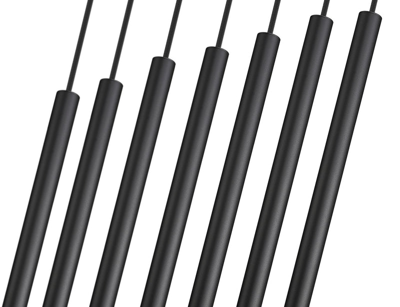 Z-Lite 919MP24-7L-MB-LED LED Linear Chandelier, Matte Black