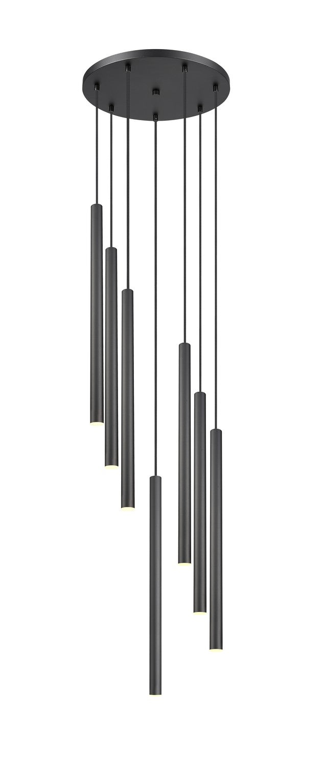 Z-Lite 919MP24-7R-MB-LED LED Chandelier, Matte Black