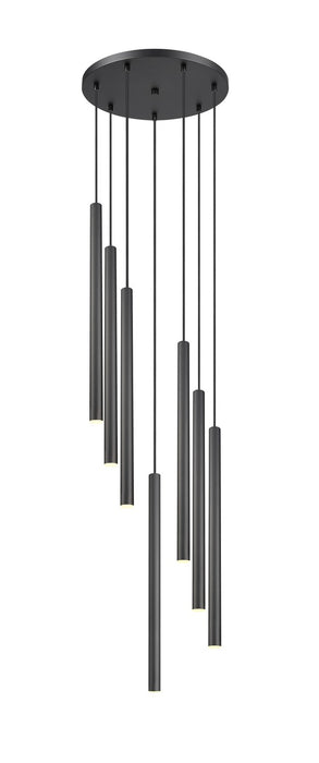 Z-Lite 919MP24-7R-MB-LED LED Chandelier, Matte Black