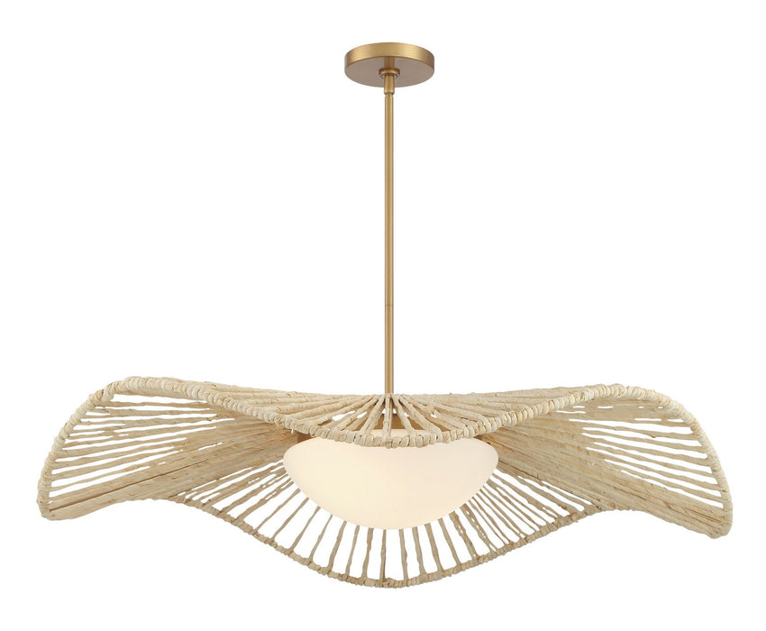 Minka-Lavery 143-732 Two Light Pendant, Legacy Brass