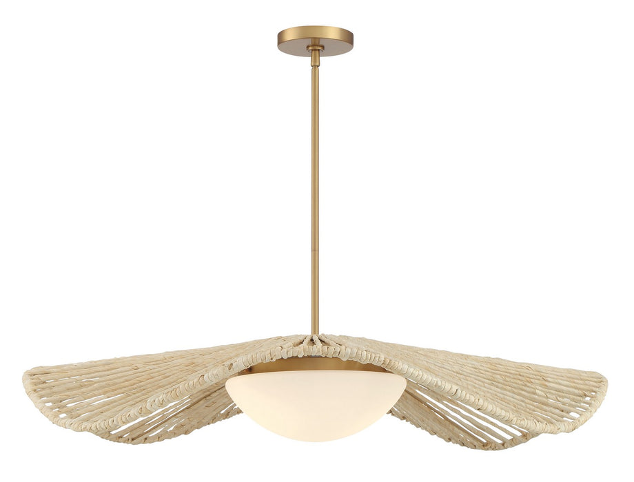 Minka-Lavery 143-732 Two Light Pendant, Legacy Brass