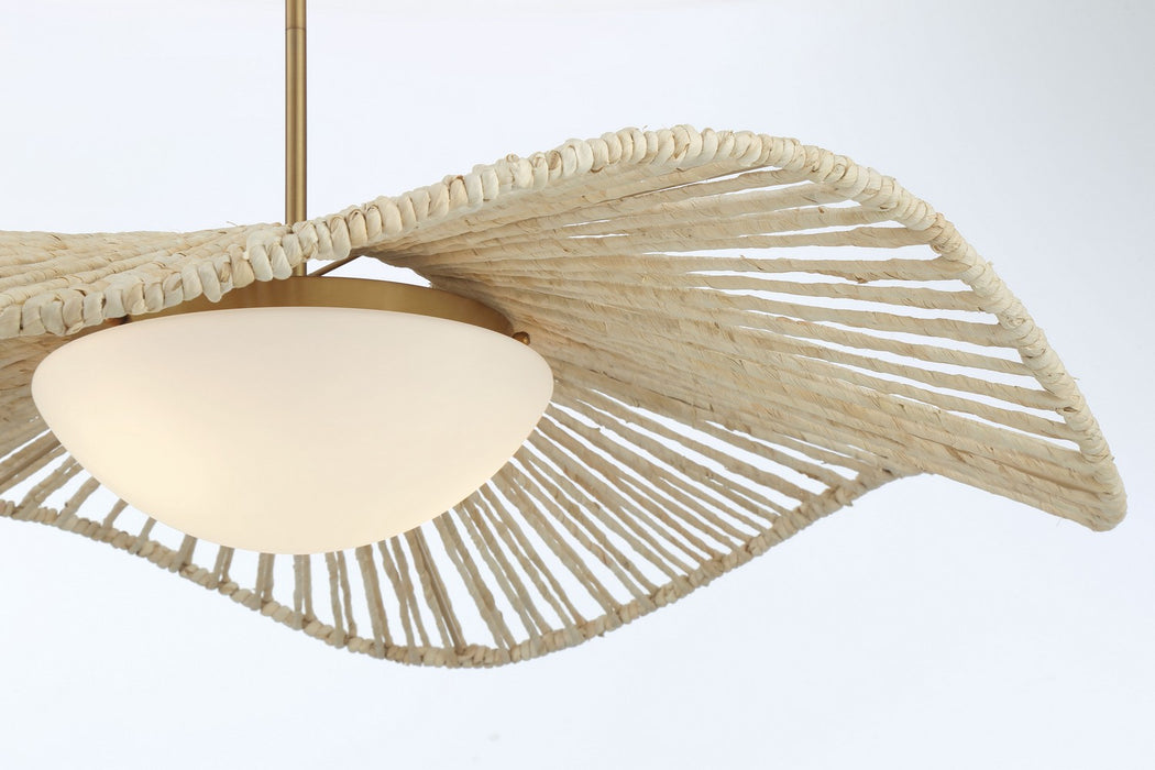 Minka-Lavery 143-732 Two Light Pendant, Legacy Brass