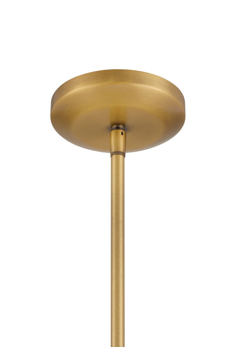 Minka-Lavery 153-782 Three Light Pendant, Legacy Brass & Sand Coal