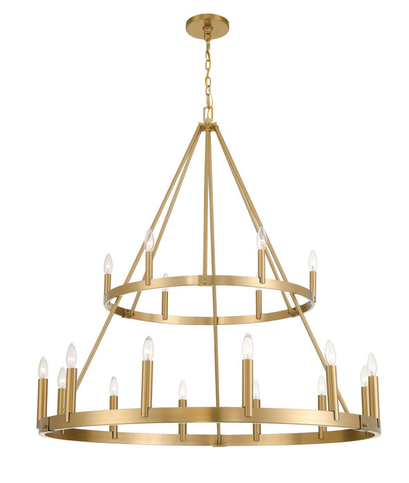 Minka-Lavery 1717-894 18 Light Chandelier, Signature Brass