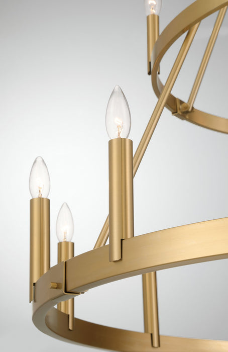 Minka-Lavery 1717-894 18 Light Chandelier, Signature Brass