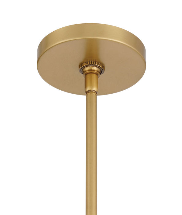 Minka-Lavery 191-876 One Light Pendant, Legacy Brass & Dark Matte Blac