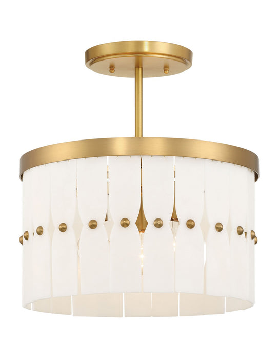Minka-Lavery 2083-732 Three Light Convertible Semi-Flush, Legacy Brass