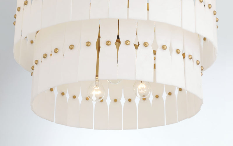 Minka-Lavery 2086-732 Six Light Pendant, Legacy Brass