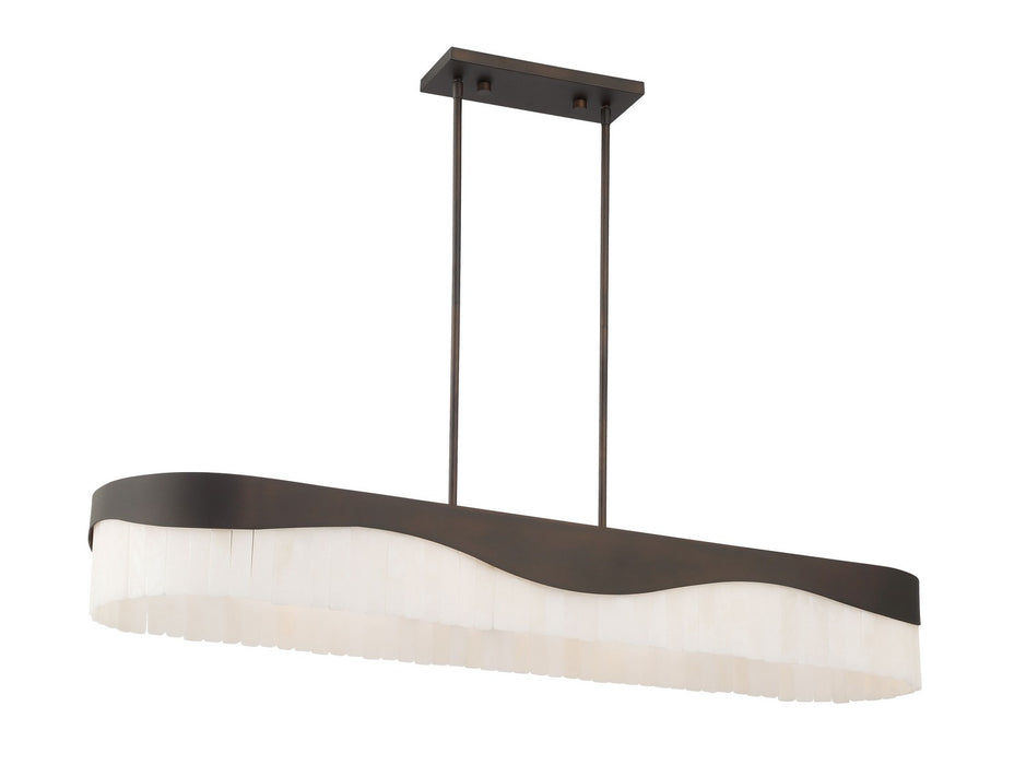 Minka-Lavery 2096-860 Six Light Island Pendant, Dark Bronze