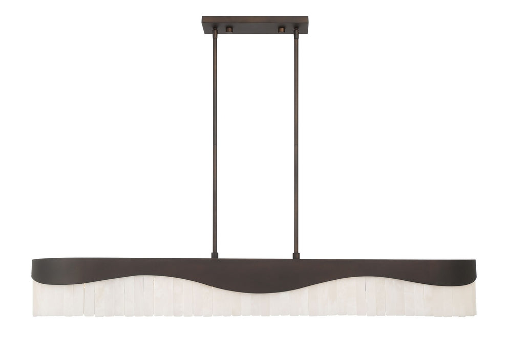 Minka-Lavery 2096-860 Six Light Island Pendant, Dark Bronze