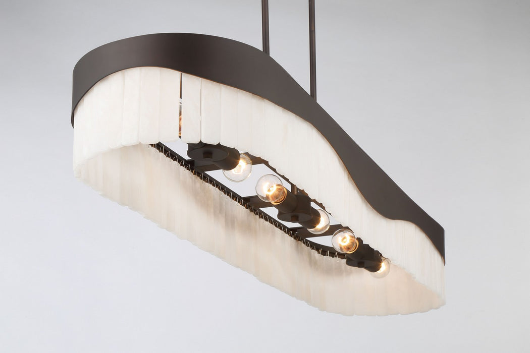 Minka-Lavery 2096-860 Six Light Island Pendant, Dark Bronze