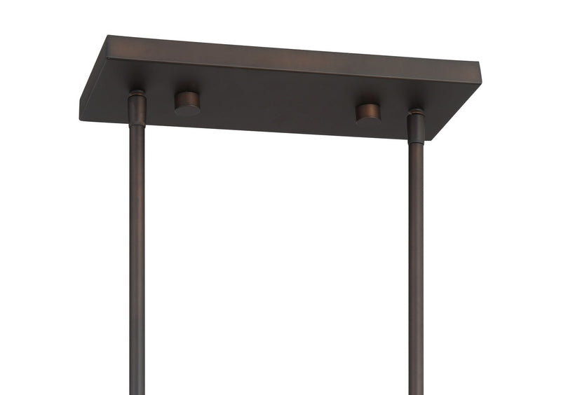 Minka-Lavery 2096-860 Six Light Island Pendant, Dark Bronze