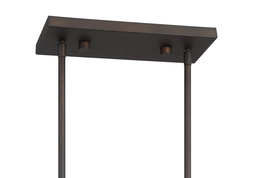 Minka-Lavery 2096-860 Six Light Island Pendant, Dark Bronze