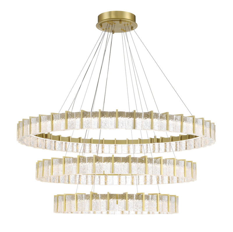 Minka-Lavery 2410-695-L LED Chandelier, Soft Brass