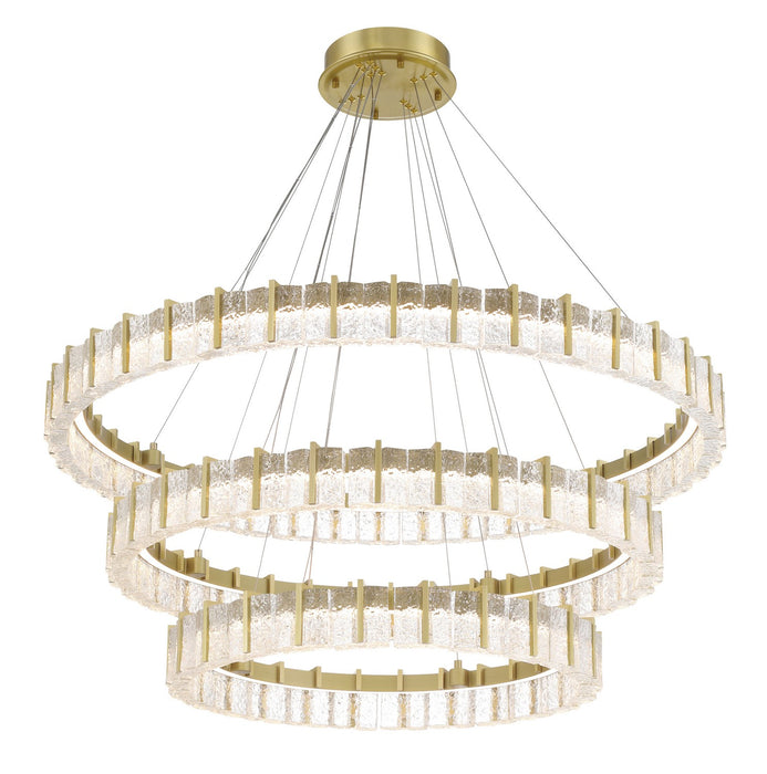 Minka-Lavery 2410-695-L LED Chandelier, Soft Brass