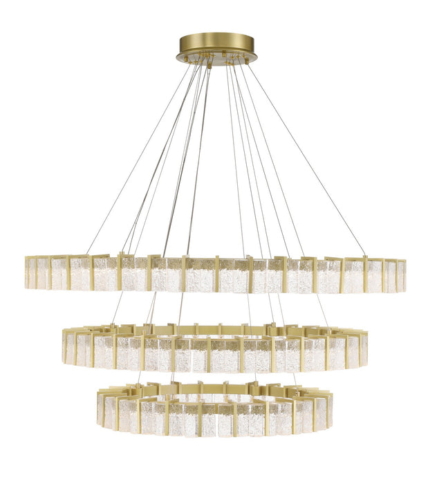 Minka-Lavery 2410-695-L LED Chandelier, Soft Brass