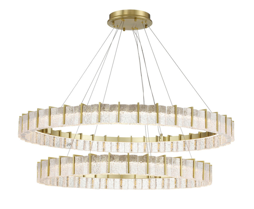 Minka-Lavery 2419-695-L LED Chandelier, Soft Brass