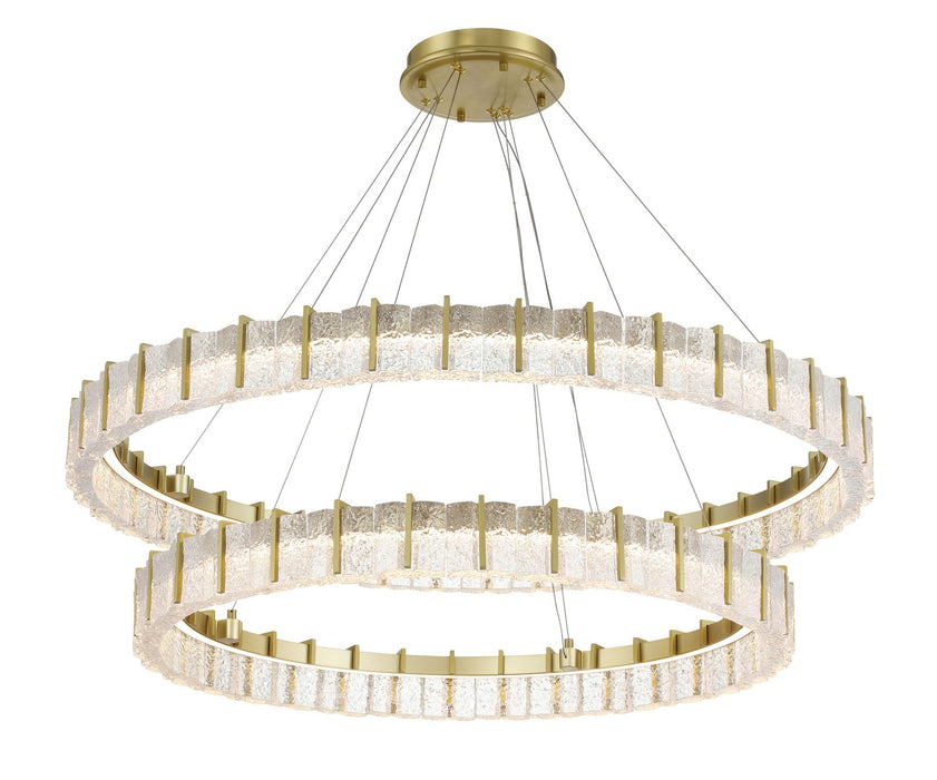 Minka-Lavery 2419-695-L LED Chandelier, Soft Brass