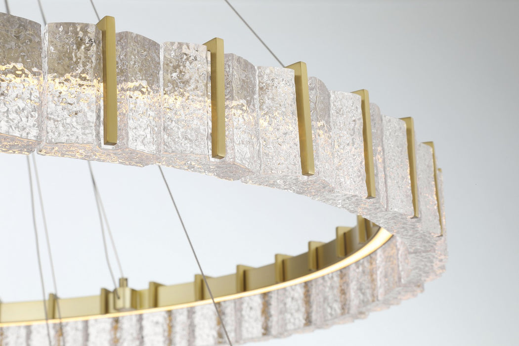 Minka-Lavery 2419-695-L LED Chandelier, Soft Brass