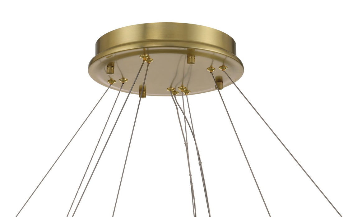 Minka-Lavery 2419-695-L LED Chandelier, Soft Brass