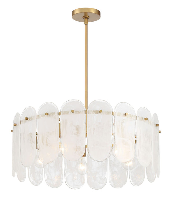 Minka-Lavery 2595-732 Five Light Pendant, Legacy Brass