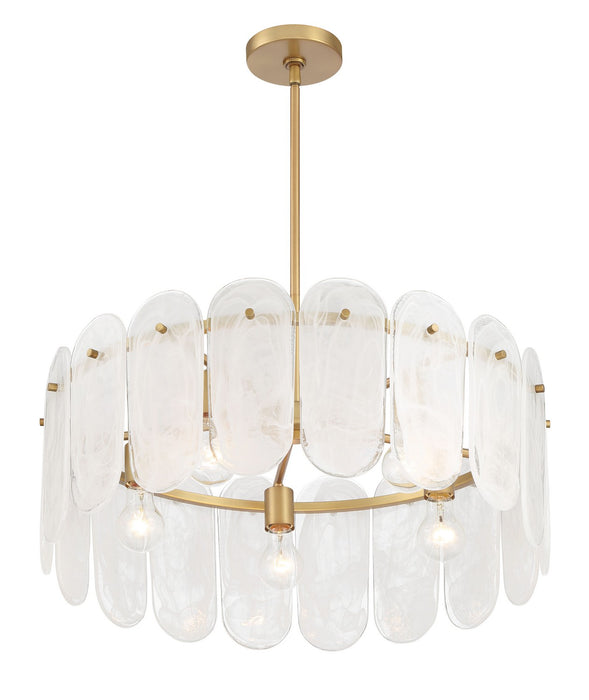 Minka-Lavery 2595-732 Five Light Pendant, Legacy Brass