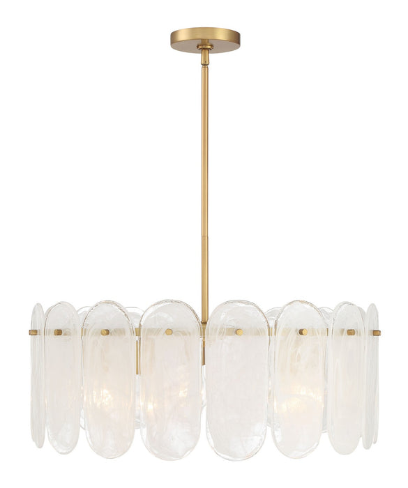 Minka-Lavery 2595-732 Five Light Pendant, Legacy Brass
