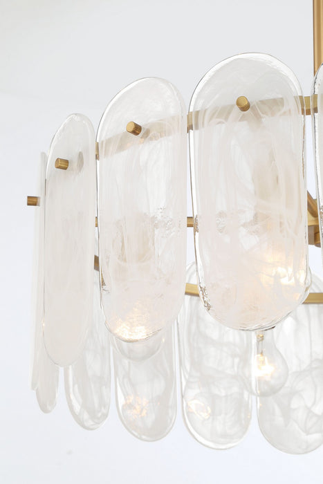 Minka-Lavery 2595-732 Five Light Pendant, Legacy Brass