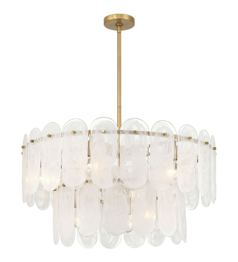 Minka-Lavery 2599-732 Nine Light Pendant, Legacy Brass
