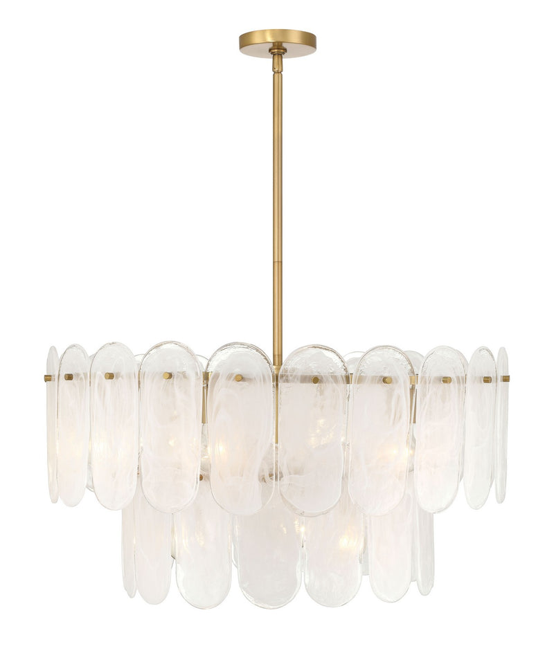 Minka-Lavery 2599-732 Nine Light Pendant, Legacy Brass